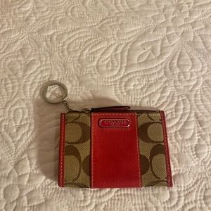 Coach wallet keychain